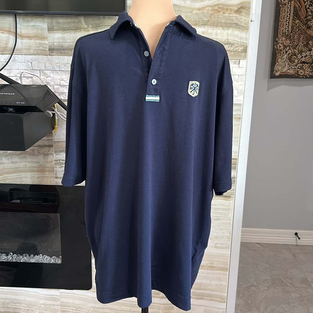 Foot Joy Men’s Navy Polo. Size L (793)